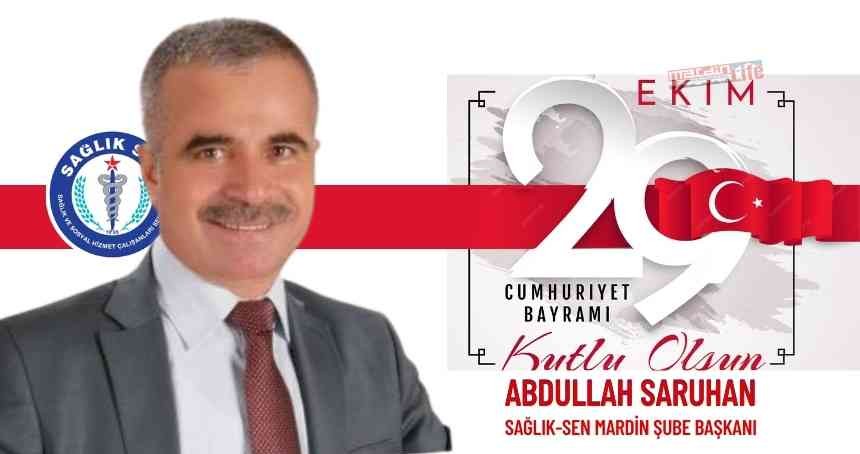Saruhan'dan 29 Ekim Mesajı
