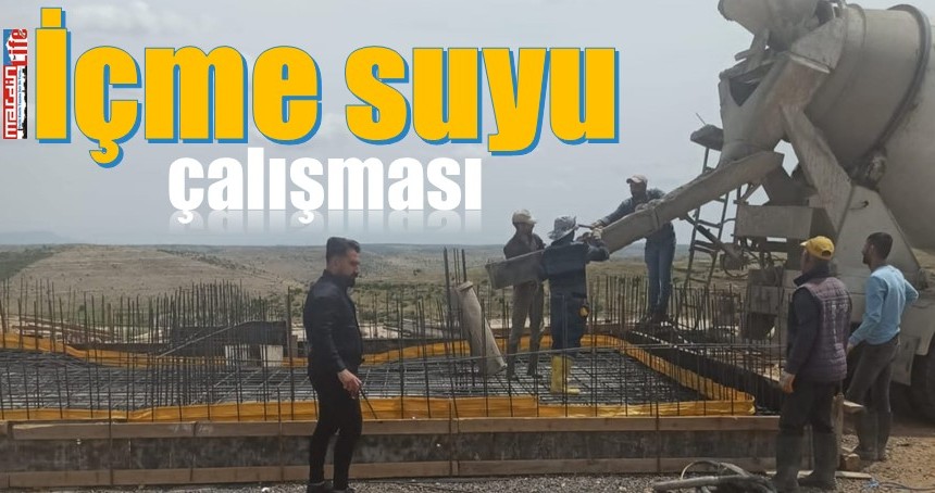 İçme suyu çalışmaları sürüyor