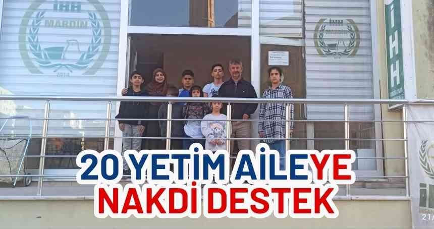 20 Yetim aileye 60 bin TL nakit para yardımı