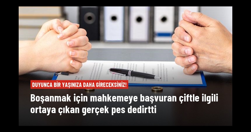 Boşanmak için mahkemeye başvuran çiftin aslında hiç evlenmediği ortaya çıktı