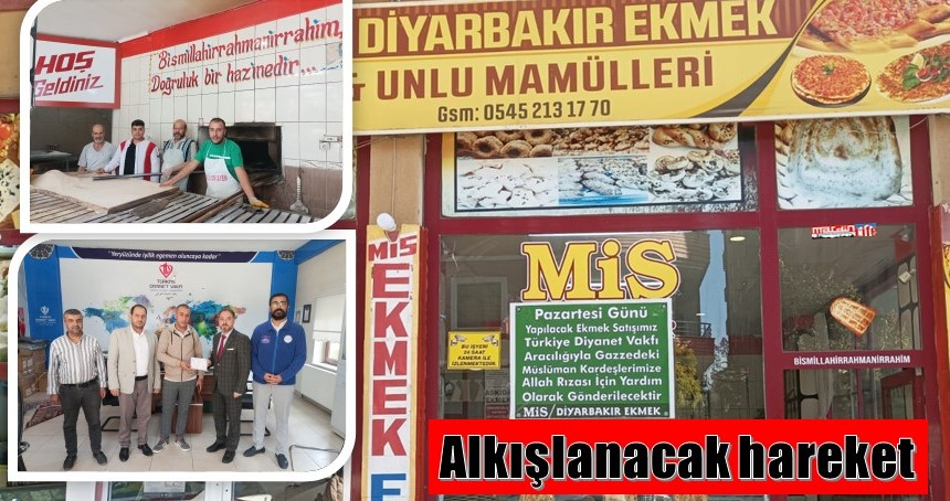 Fırıncı esnafından alkışlanacak hareket