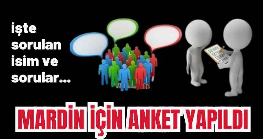 Mardin Büyükşehir için seçim anketi: 5 isim soruldu! İşte o  isimler ...!