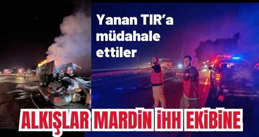 Mardin IHH ekibi büyük bir faciayı önledi