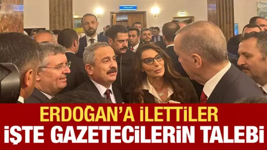 Gazeteciler Erdoğan'dan yeşil pasaport talep etti