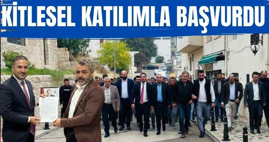 İsa Dal, Savur için adaylık başvurusunda bulundu