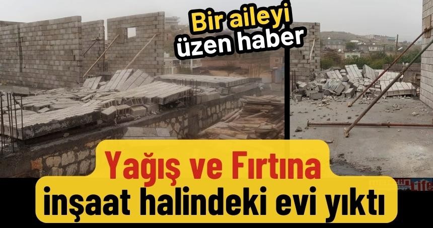 Şiddetli fırtınadan evlerin çatısı uçtu, ağaçlar devrildi, inşaatlar yıkıldı!