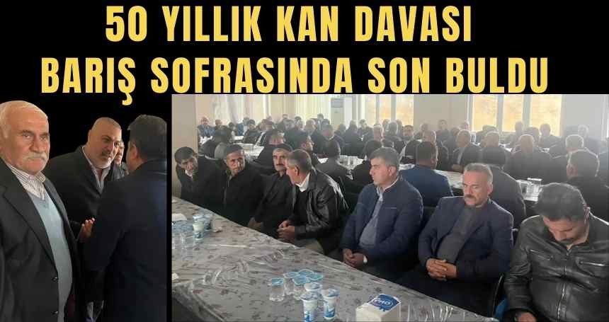 50 Yıllık Husumet barışla sonuçlandı