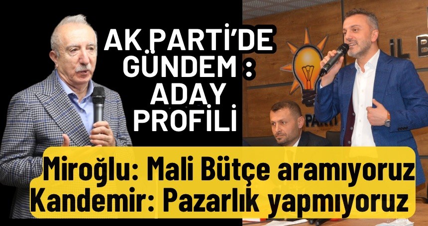 AK Parti'de Gündem Aday Profili!