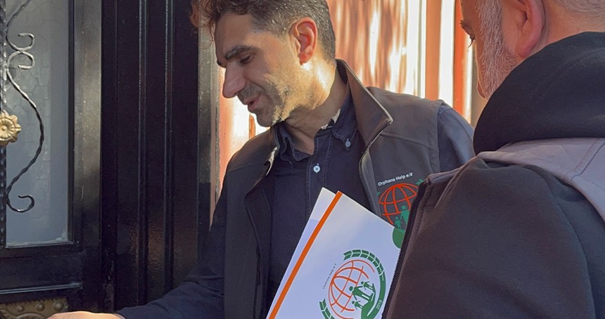 Avrupa Yetim Eli'nden Mardin'de gıda ve nakdi yardım