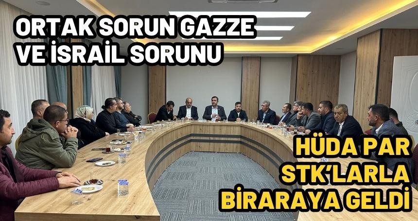 Hüda Par Vekili, Mardin'de STK'larla bir araya geldi