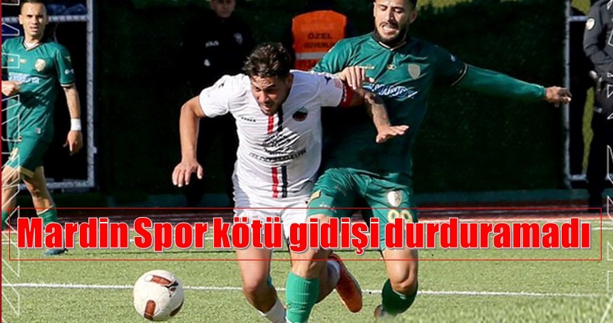 Mardin Spor kötü gidişi durduramadı