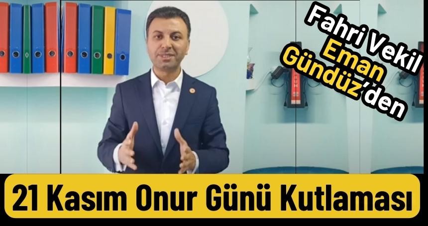 Gündüz'den Mardin Onur Günü açıklaması
