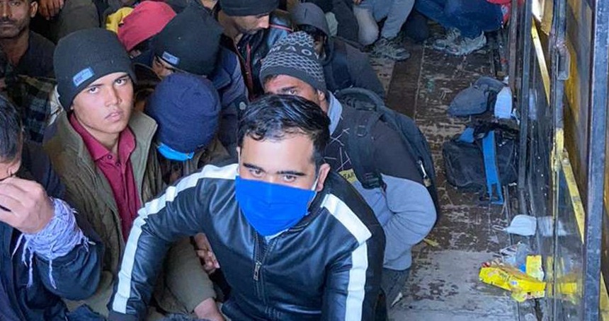 Kırklareli'nde 739 düzensiz göçmen ile 4 organizatör yakalandı
