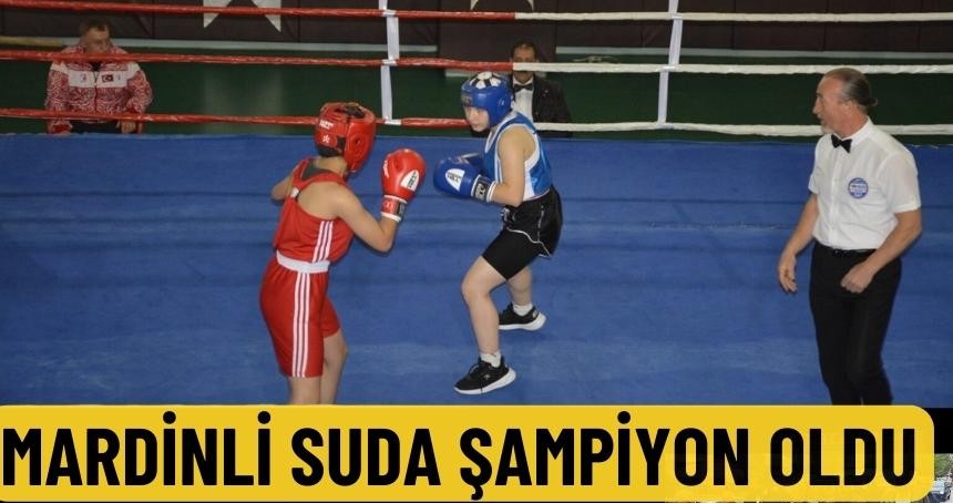 Mardinli Sude Boks Şampiyonası’nda Şampiyon oldu