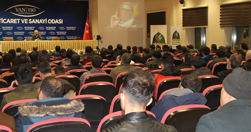 Peygamber Sevdalıları Vakfı, Van’da sahabe programı düzenledi