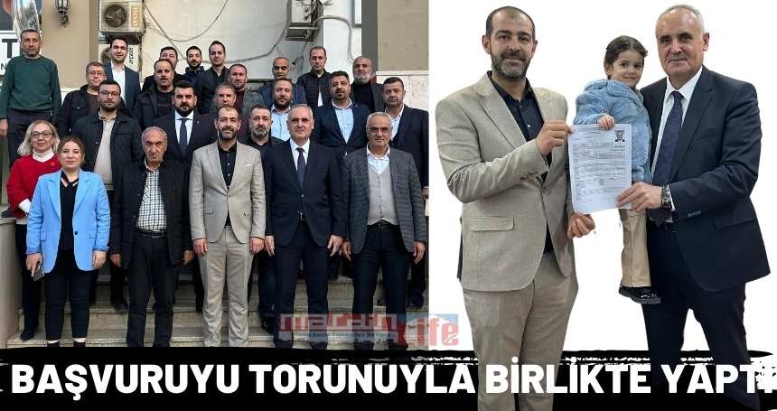 Çelik, Artuklu ilçesine hizmet etmek için Adaylık başvurusunu yaptı!