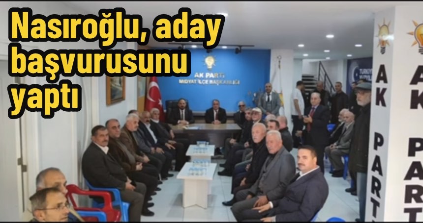 Nasıroğlu, Midyat için Başvurdu…