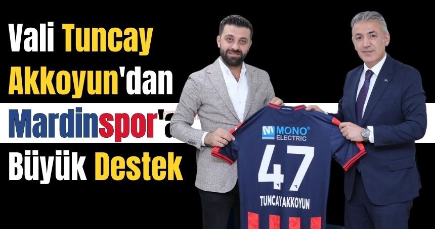 Vali'den Mardinspor'a 1 milyon TL'lik nakdi destek