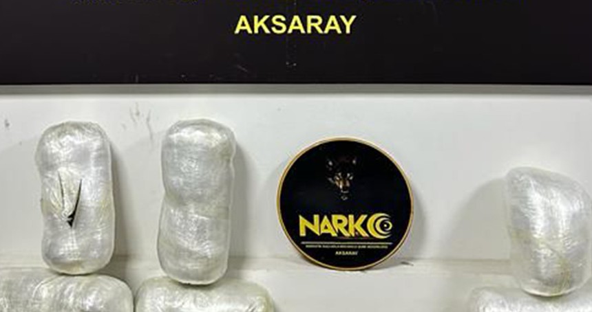 Aksaray'da 22 kilo 850 gram skunk ele geçirildi