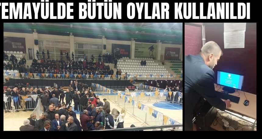 AK Parti'deki temayülde bütün oyların kullanıldı