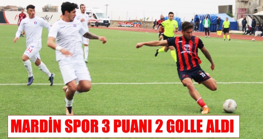 Mardin Spor 3 puanı 2 golle aldı