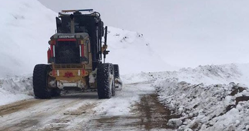 Rize'de kar nedeniyle 26 köy yolu ulaşıma kapandı
