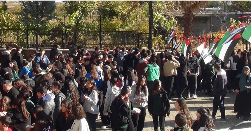 Liseli öğrencilerden siyonist mallarına boykot çağrısı