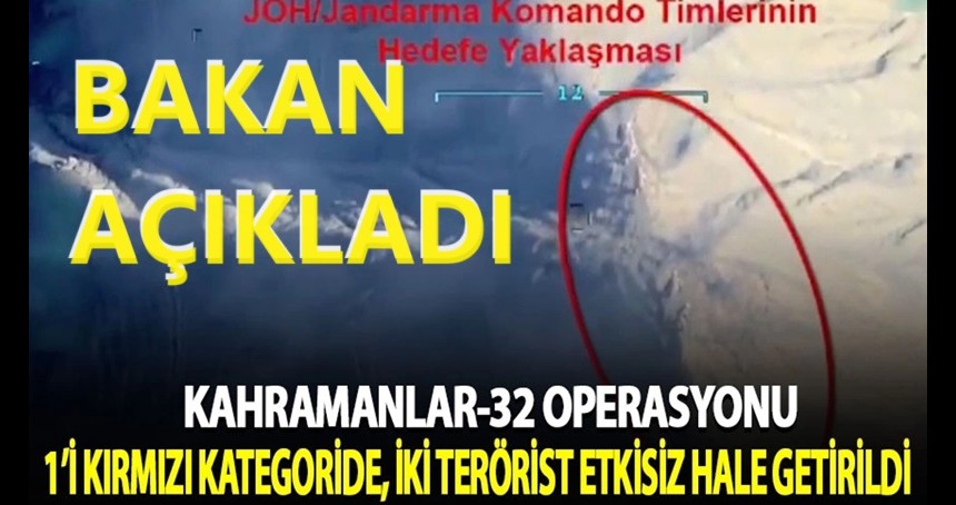 Bakan Açıkladı! İşte Mardin'de etkisiz hale getirilen teröristlerin bilgileri
