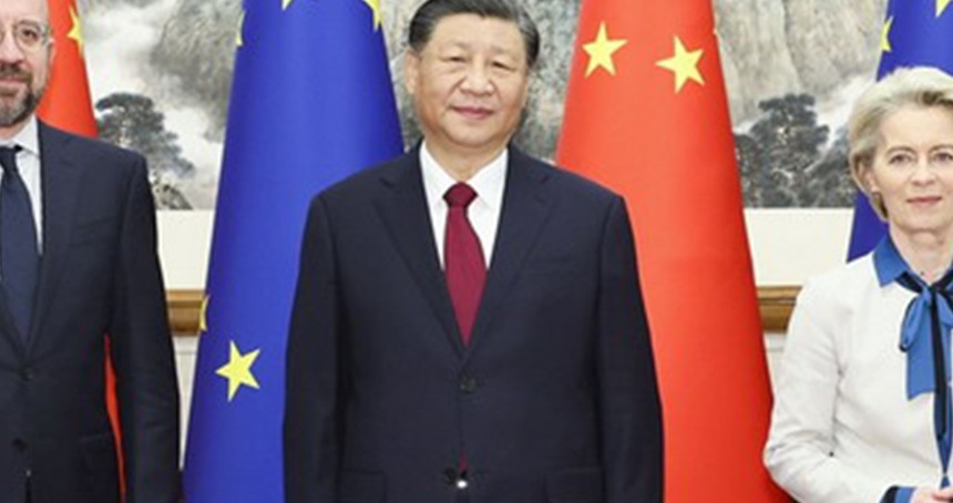 Çin Devlet Başkanı Şi ile AB heyeti Pekin'de bir araya geldi