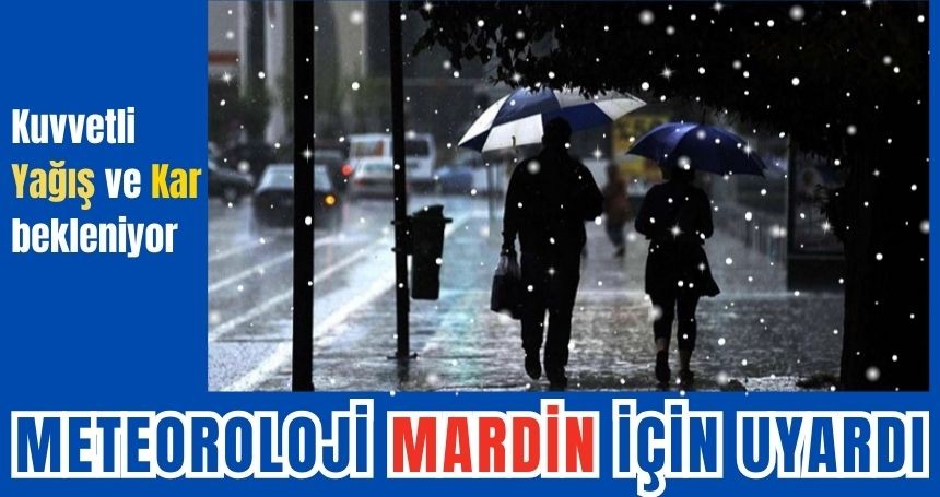 Türkiye'nin güney ve doğusunda kuvvetli yağış ve kar bekleniyor