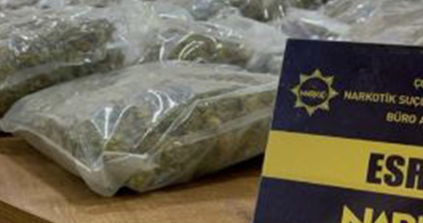 Tekirdağ'da uyuşturucu operasyonu: 15 kilogram esrar ele geçirildi