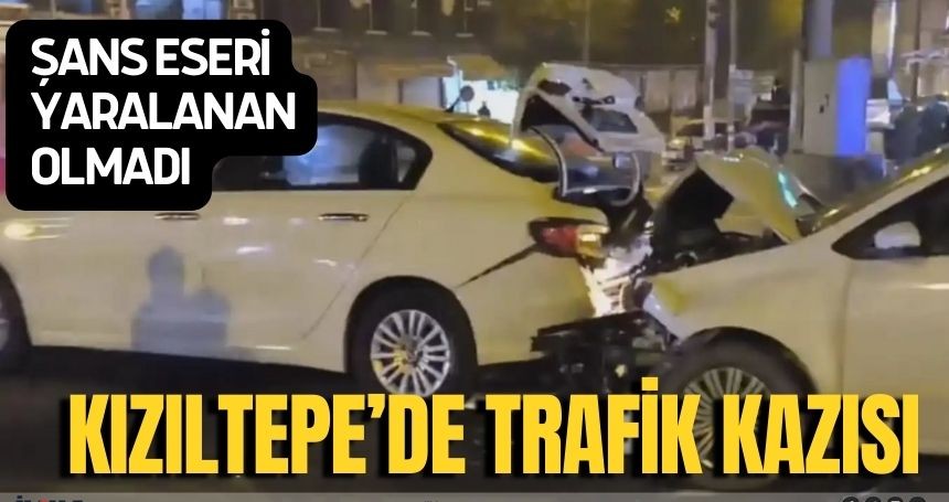 Kızıltepe’de  trafik kazası