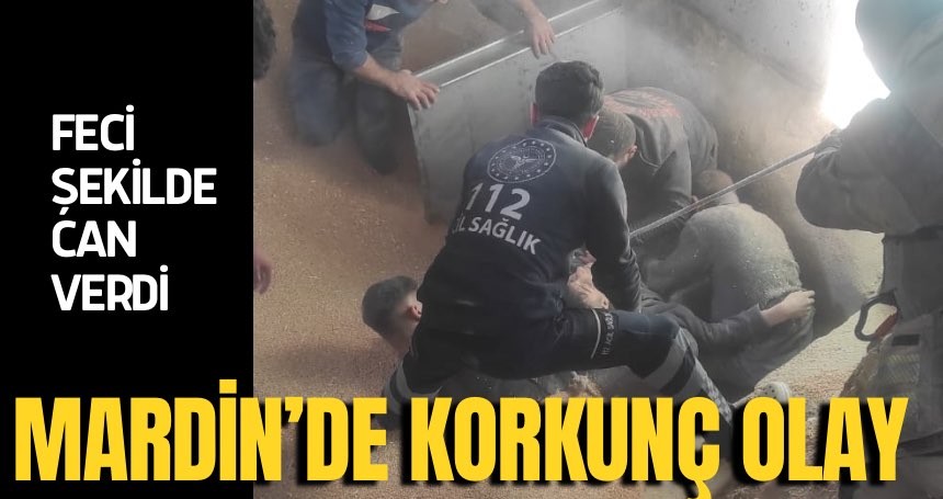 Mardin’de Korkunç olay! Feci şekilde can verdi!