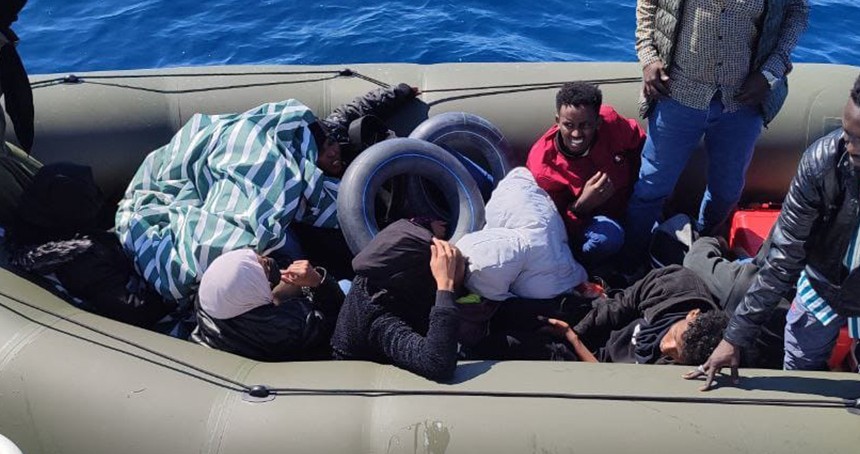 Balıkesir, İzmir ve Muğla açıklarında düzensiz göçmen hareketliliği