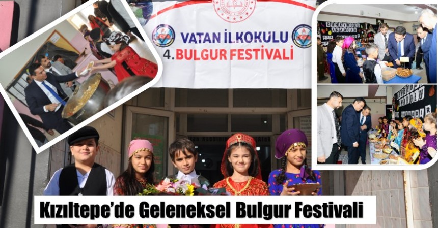 Kızıltepe'de 4. Geleneksel Bulgur Festivali düzenlendi