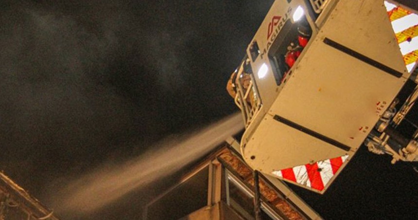 Kayseri'de çıkan yangında 4 kişi dumandan etkilendi