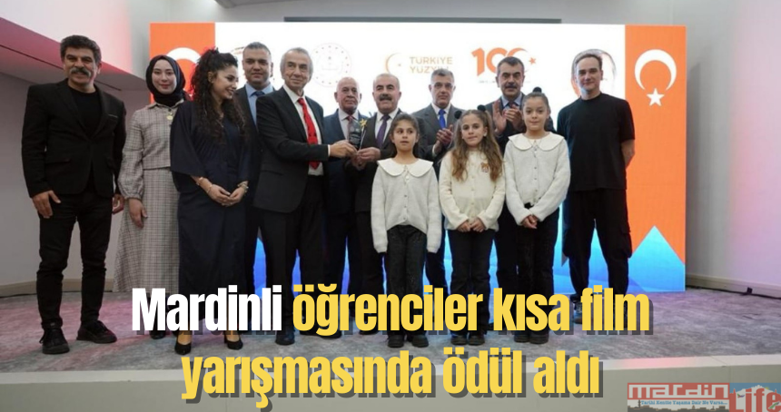 Mardinli öğrenciler kısa film yarışmasında ödül aldı