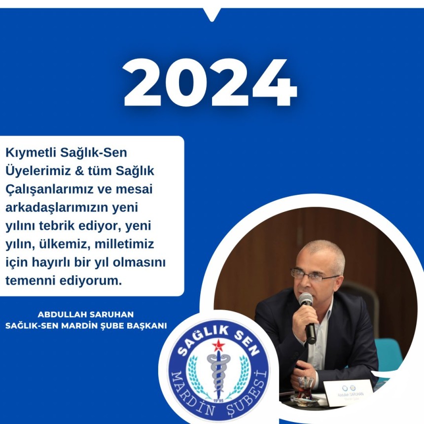 Sağlık-Sen’den Yeni Yıl Mesajı