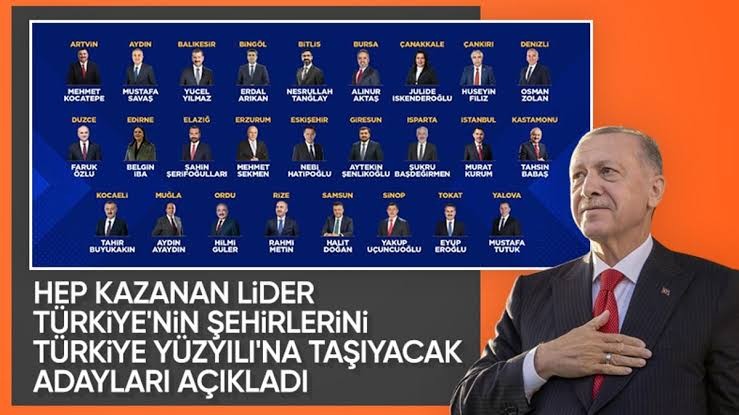 Cumhurbaşkanı Erdoğan isimleri tek tek açıkladı! İşte  26 ilin belediye başkan adayları
