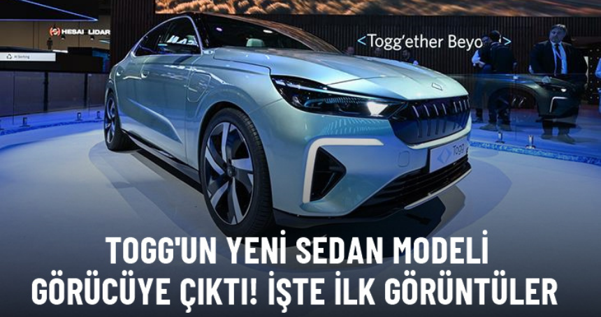 Togg'un yeni sedan modeli T10F tanıtıldı!