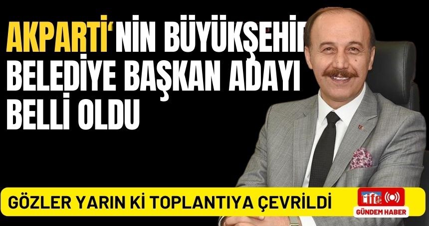 AK Parti'nin Mardin Büyükşehir Adayı belli oldu!