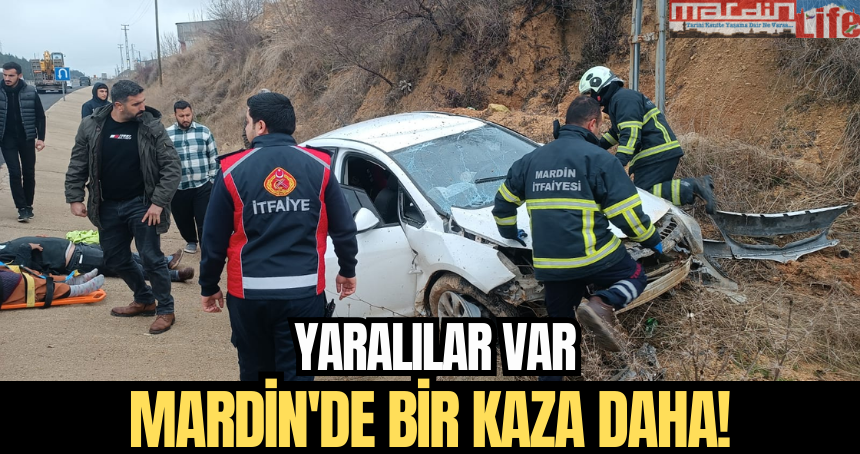 Mardin'de bir kaza daha! Yaralılar var