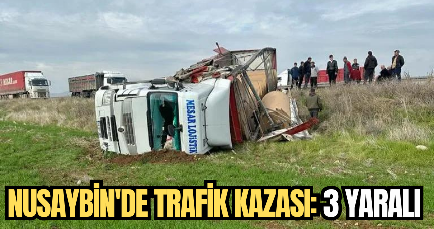 Nusaybin'de trafik kazası: 3 Yaralı
