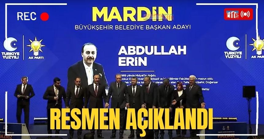 Cumhurbaşkanı Resmen Açıkladı! Abdullah Erin Büyükşehir Belediye Başkan adayı oldu