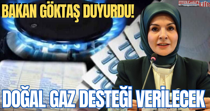 Bakan Göktaş duyurdu! Yüzbinlerce aileye maddi doğal gaz desteği verilecek