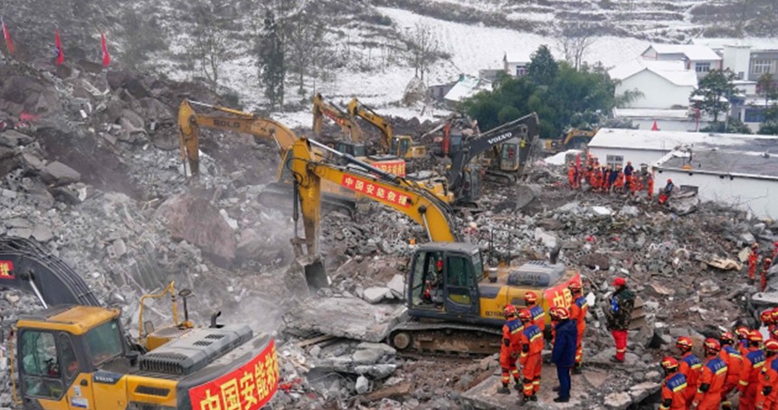 Çin'deki heyelanda ölü sayısı 34'e yükseldi