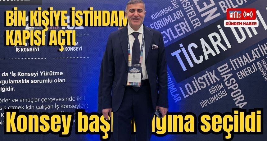 Mardinli hemşerimiz konsey başkanlığına seçildi