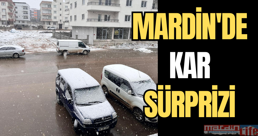 Mardin'de kar sürprizi