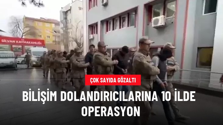 10 İlde Sibergöz-19 operasyonunda 33 gözaltı