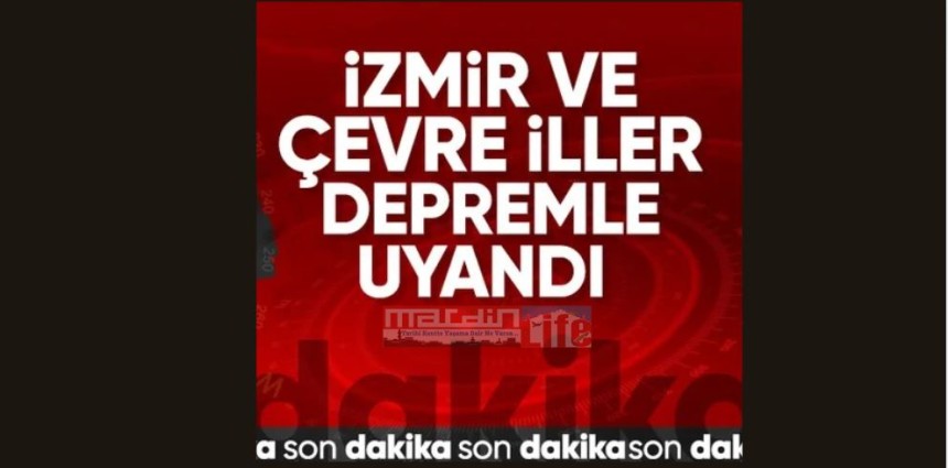 İzmir'de  meydana geldi